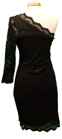 Miocelli Damen Spitzen-Midikleid schwarz Gr. 36 - Bild 2