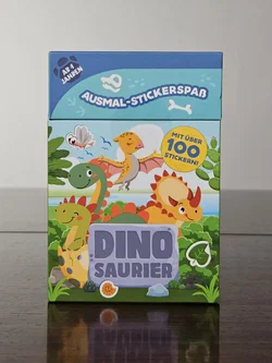 AUSMAL-STICKERSPAß-DINO SAURIER - HELMUT LINGEN VERLAG – Vorschau 1