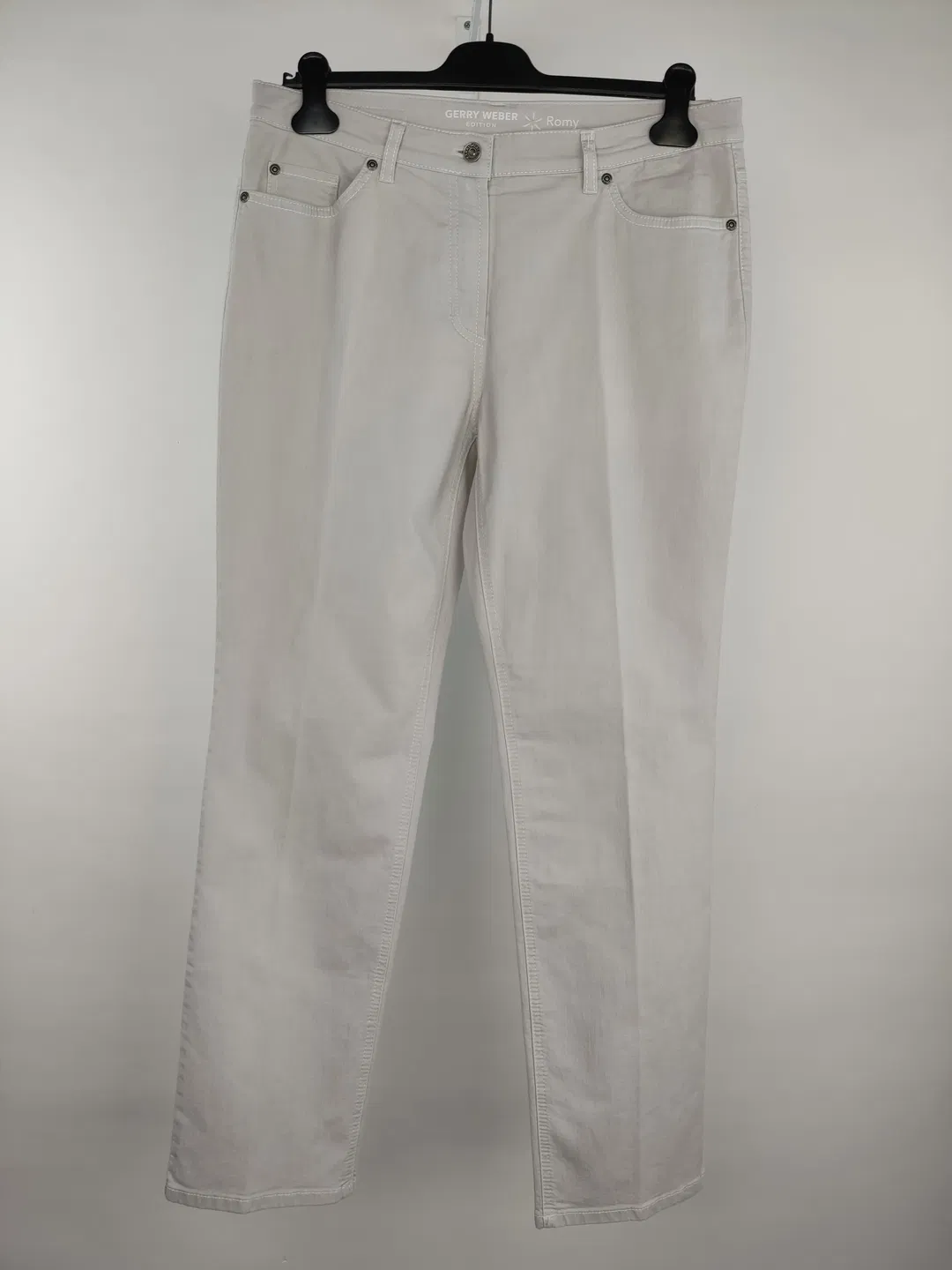 Gerry Weber Damenjeans hellgrau - 42 / XL - Bild 4