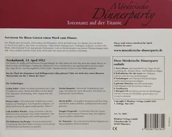 Mörderische Dinnerparty - Gesellschaftsspiel - Blaubart Verlag  - Bild 2