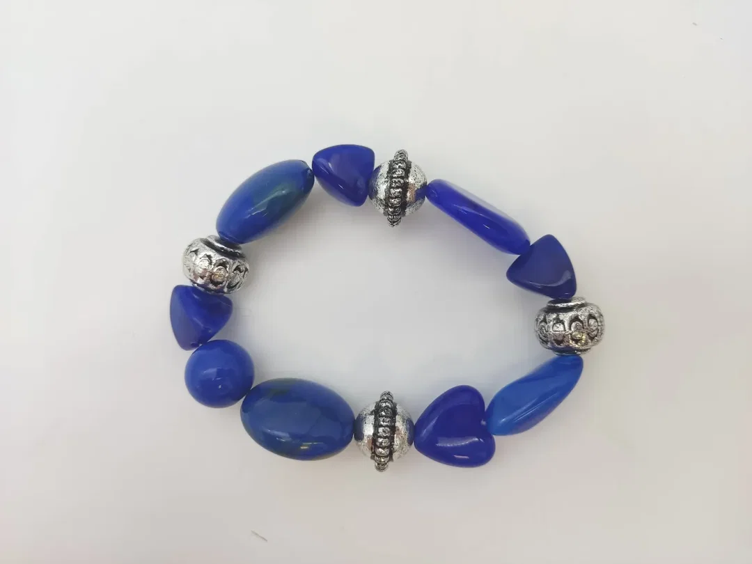 Armband Kombination 2-Teilig - Perlenarmband Gr.100 cm – Bild 6