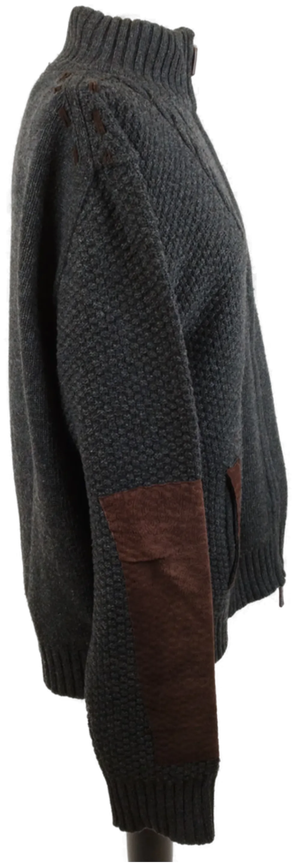 ETRO XL Wolljacke - Gr. XL / 100% Lana Wolle, Ziegenleder und Seide – Bild 2