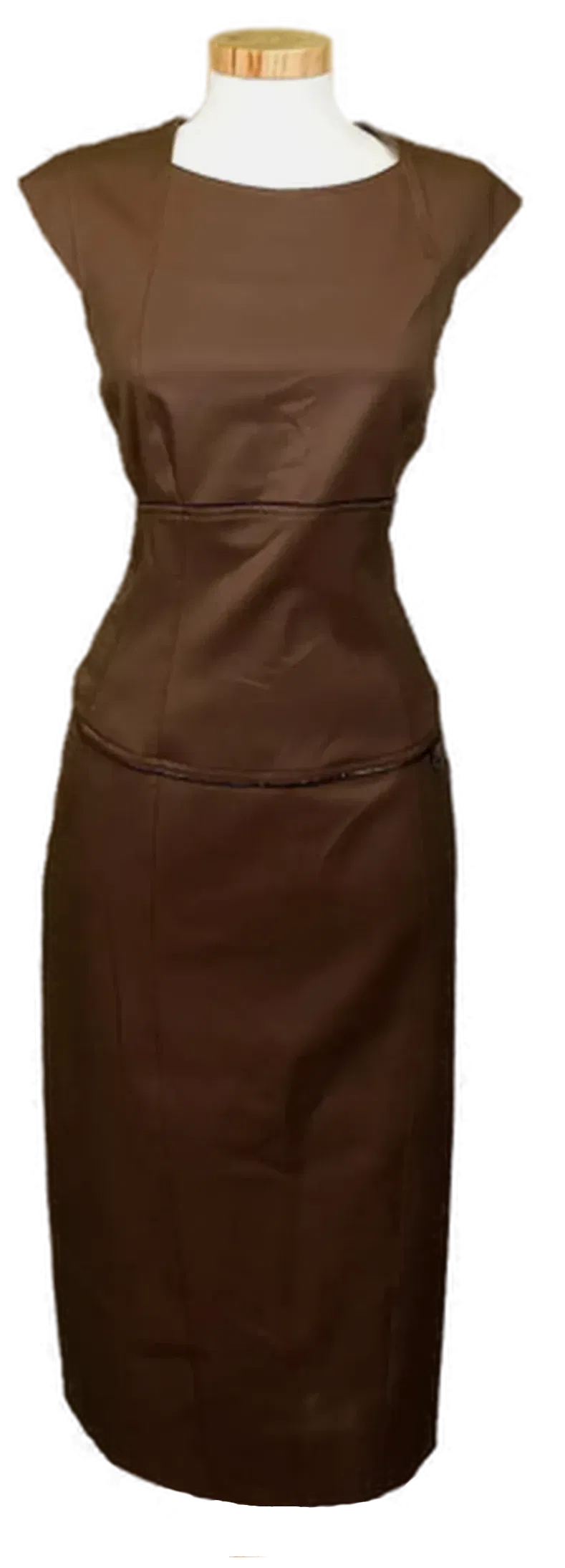 Trussardi Jeans Damen Midikleid braun Gr. 46 - Bild 1