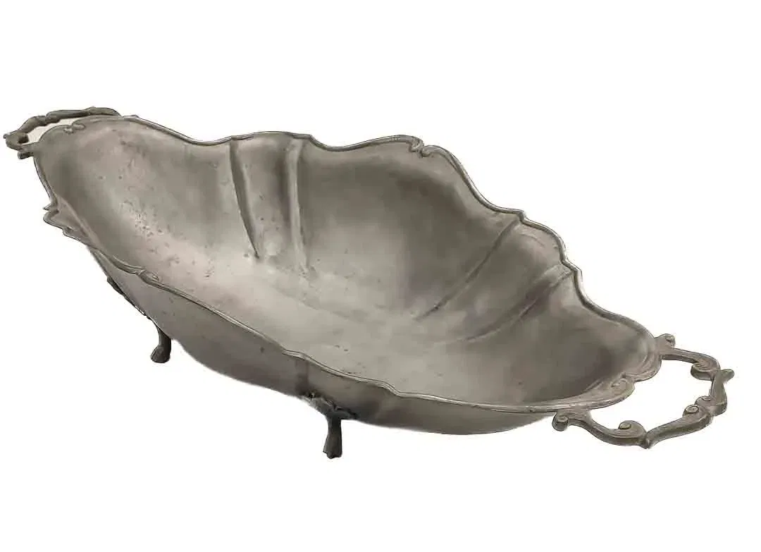 Elegante Zinnschale im Barockstil – ein stilvolles Deko-Highlight mit Charme. - Bild 1