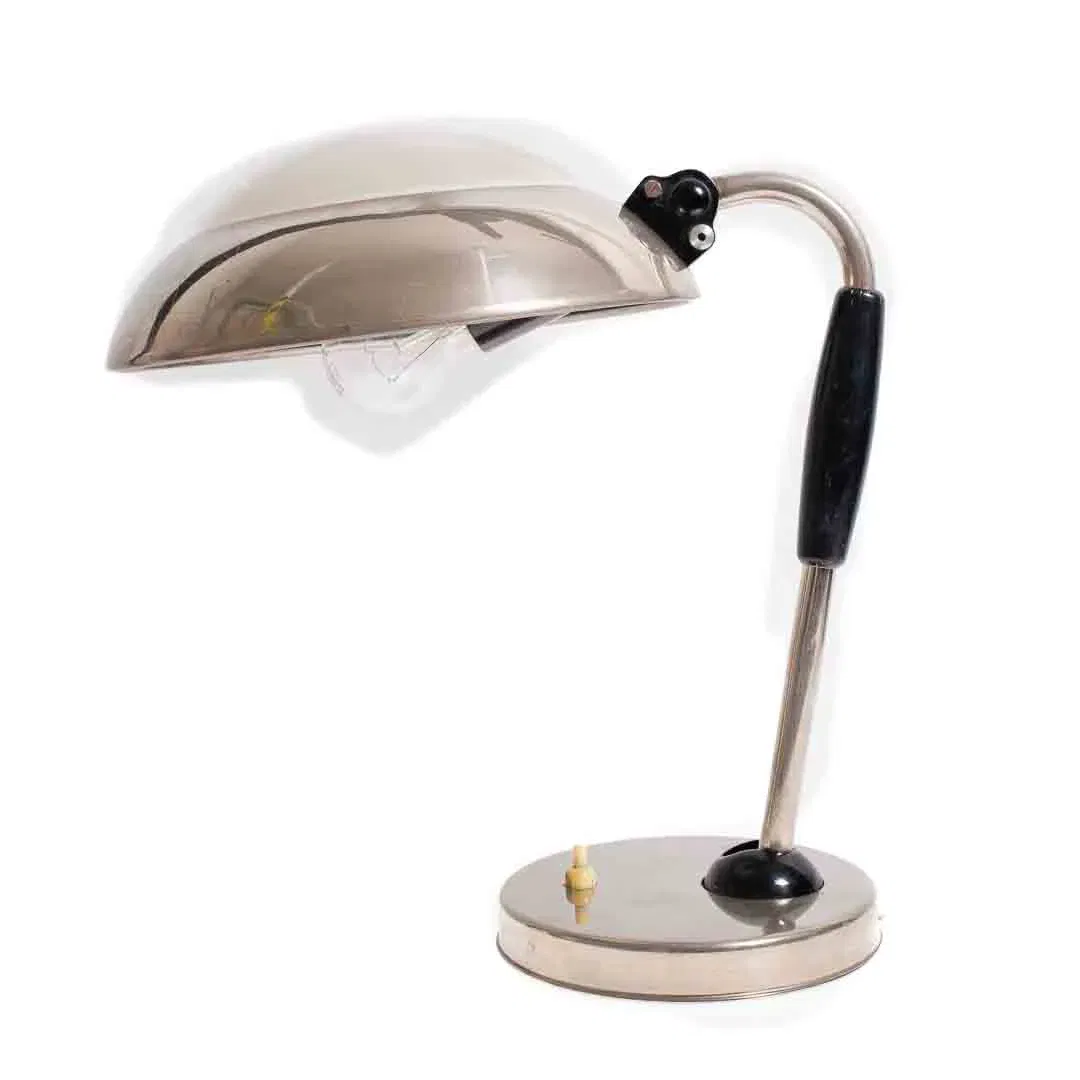 Schreibtischlampe K11 Bauhaus-Stil, 33 cm, Metall, 1930er Look - Bild 4