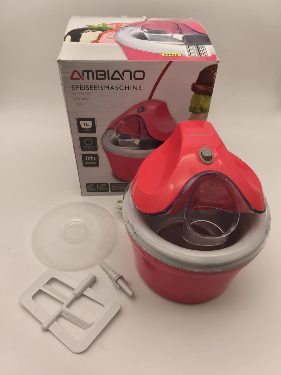 Ambiano, Speiseeismaschine pink - Bild 1
