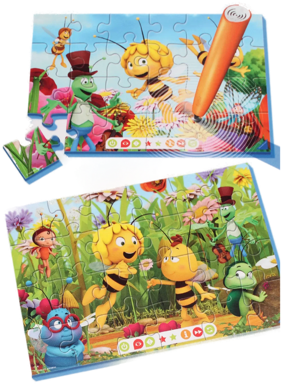 Tiptoi Puzzle Biene Maja von Ravensburger  2x24 Teile ab 4 Jahren – Bild 2