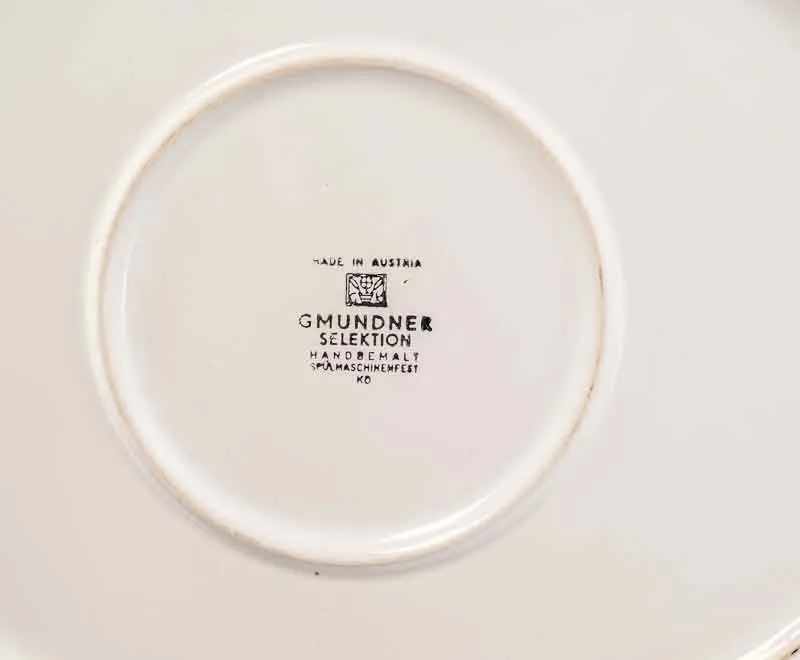 Gmundner Keramik Selektion smaragdgrün Teller oval 31,5 x 38 cm – Bild 3