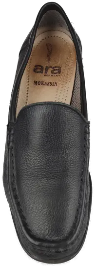 Ara Damen Mokassins Leder,  schwarz - Gr. 37 G - Bild 3