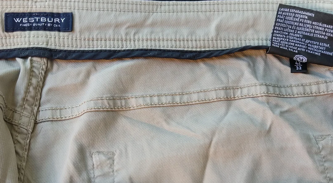 WESTBURY by C&A Herrenhose hell olive - Gr. 42/32 – Bild 3