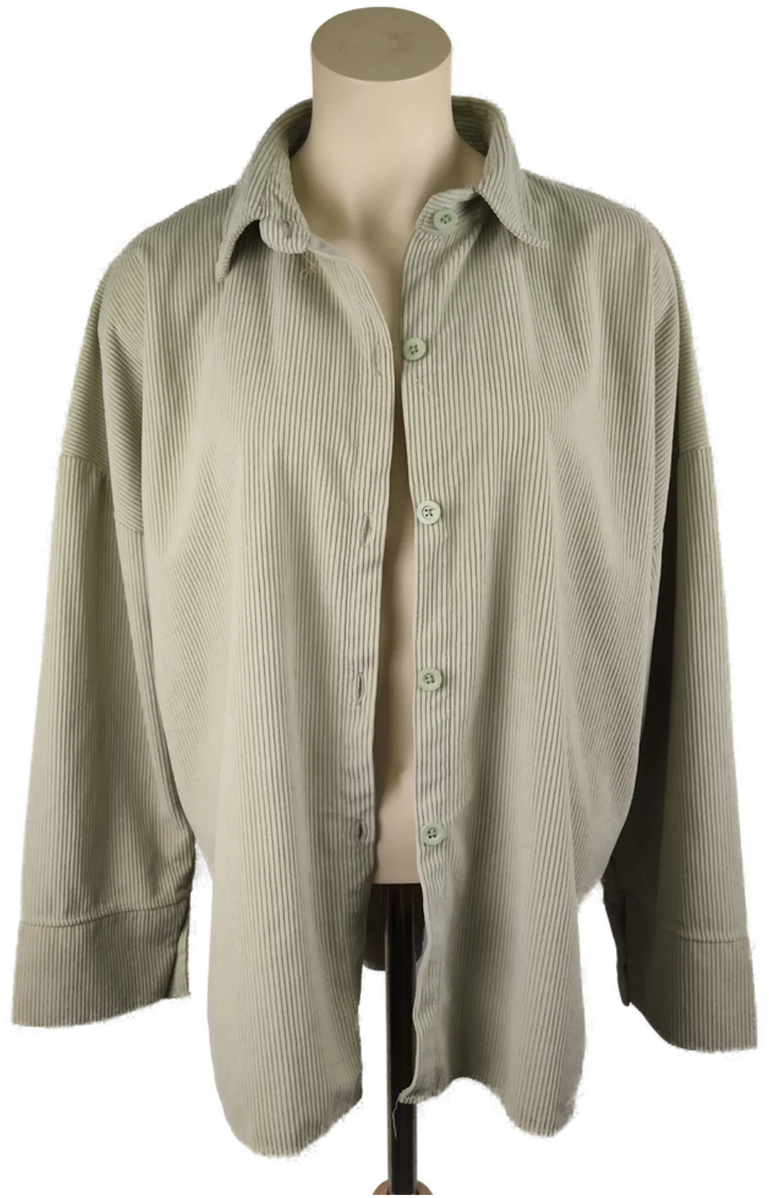 Damenovershirt Größe 42 Olivgrün | Herbstlicher Charakter – Bild 2