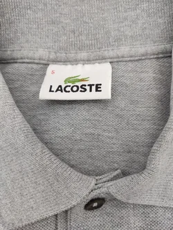 Lacoste Herren Poloshirt Grau Gr. 5 - Bild 3