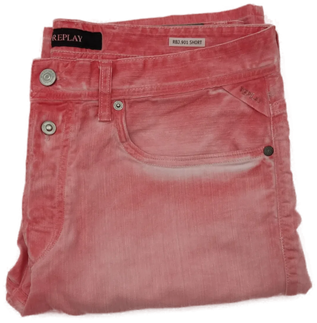 Replay Jeans-Bermuda Herren Rosaton | Premium-Marke, Größe 42 – Bild 5