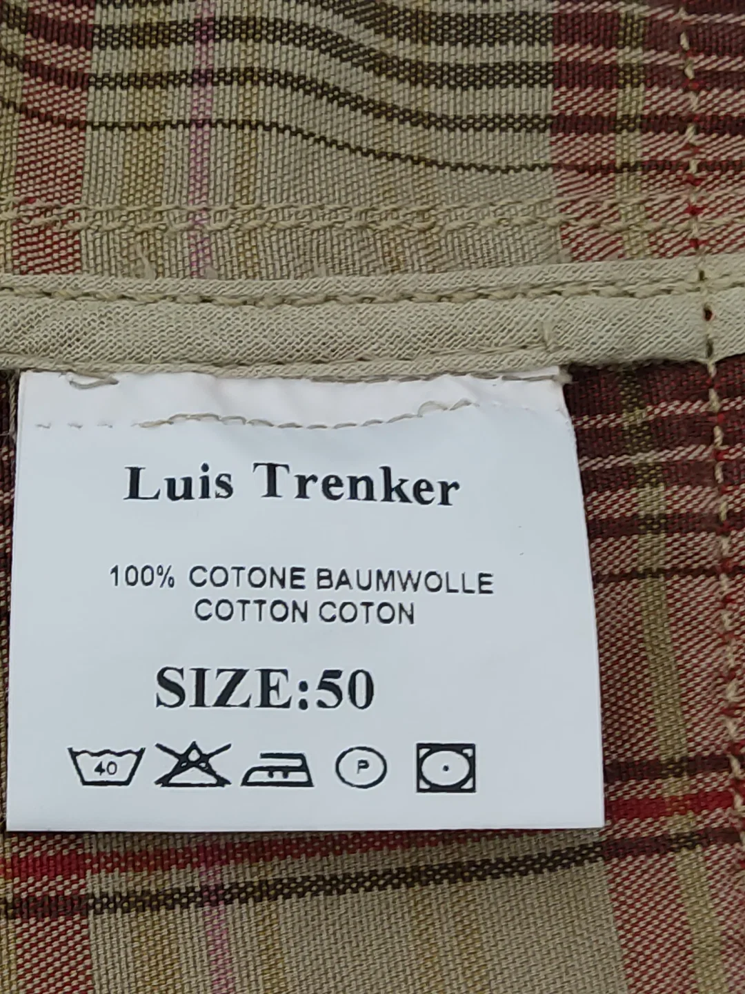 Luis Trenker Herren Sakko mehrfarbig Gr. 50 – Bild 3