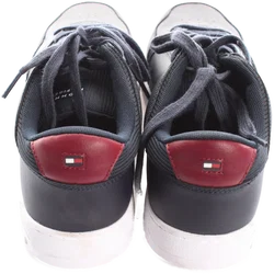 Tommy Hilfiger Sneaker Herren Gr. 41 – Schwarz – Leder – Weißer Absatz – Freizeit - Bild 3