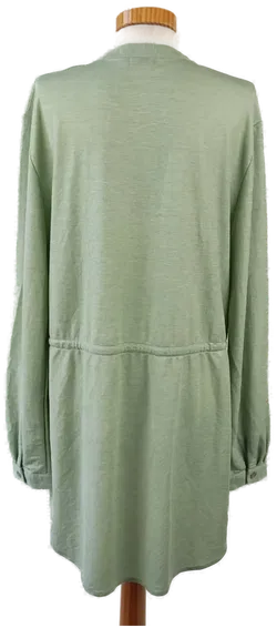 Gabriella K. Damen Langarmbluse mit Bindegürtel lindgrün - Gr. 44 - Bild 3