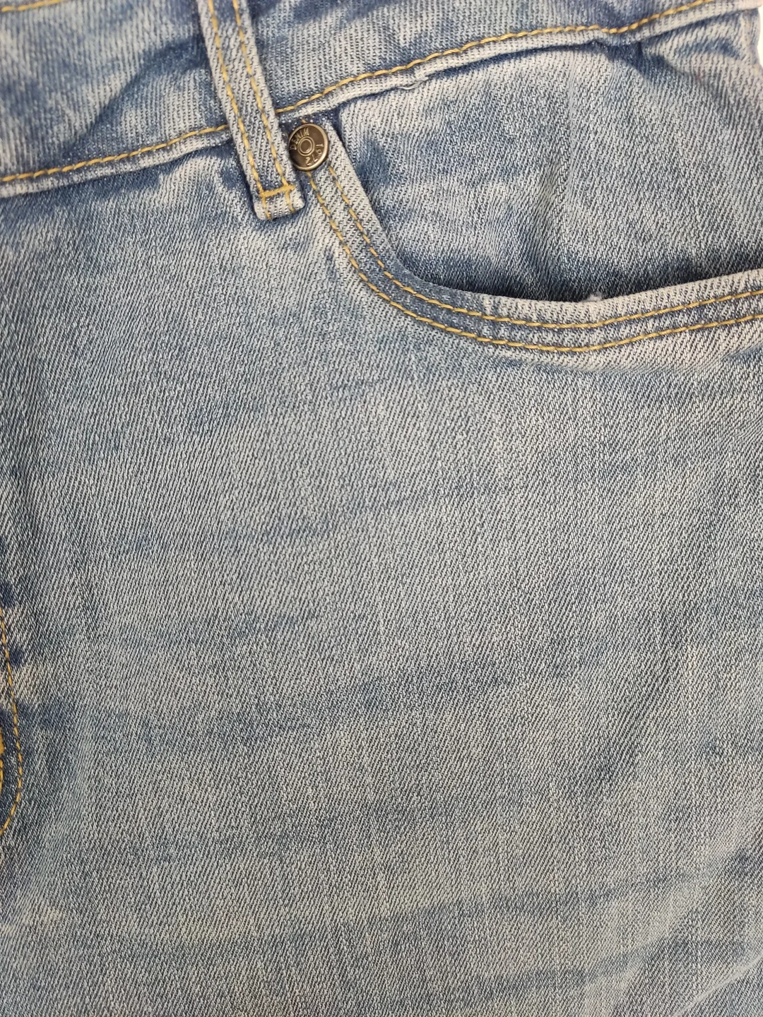 Jeans "esmara" lang mit Stretch, hellblau mit Taschen, Größe 40 – Bild 2
