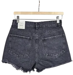 ZARA High Rise Shorts, schwarz - Gr. M / 38 - Bild 2