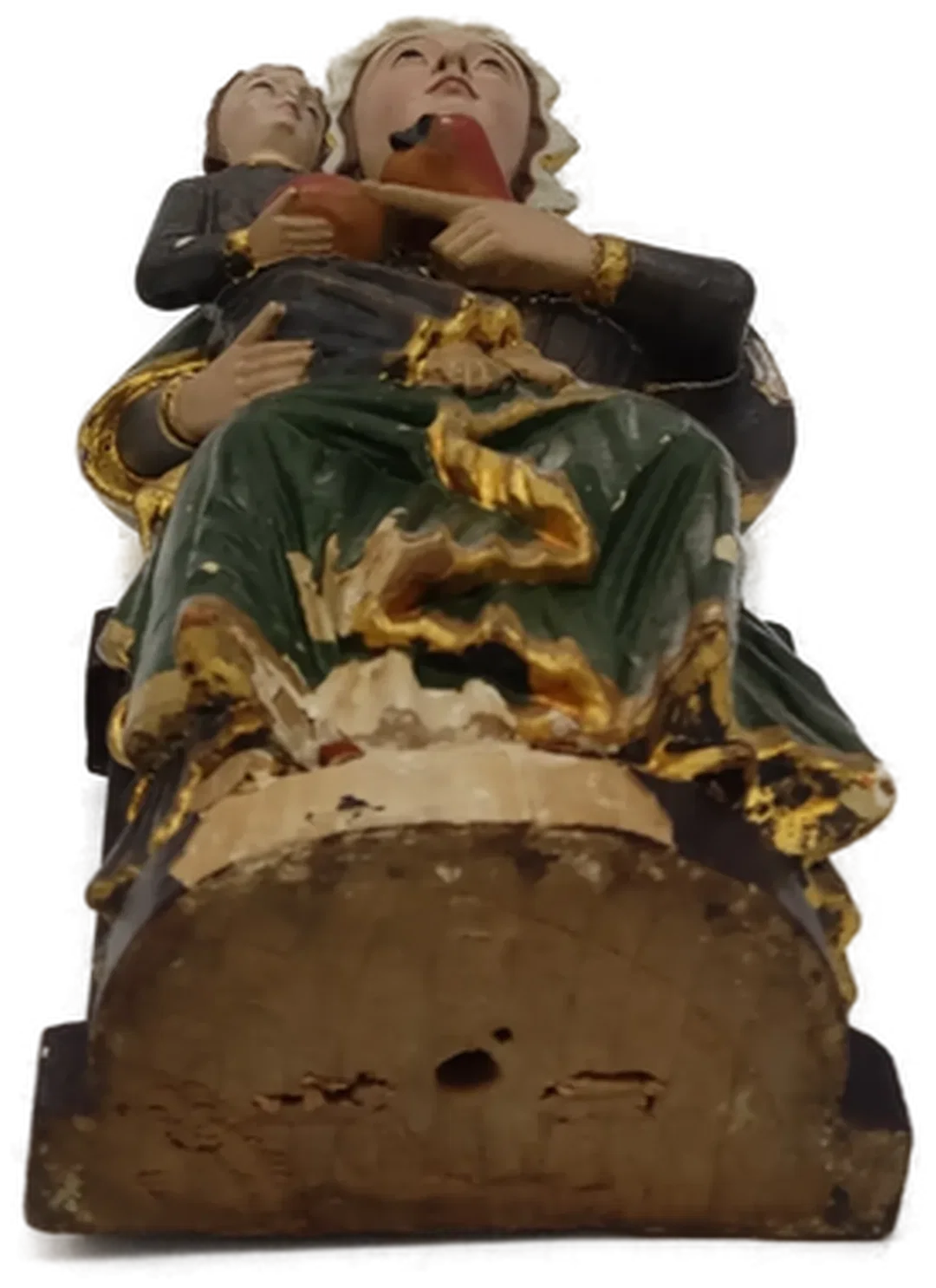 Skulptur Madonna mit Kind aus Holz, 42cm hoch – Bild 9