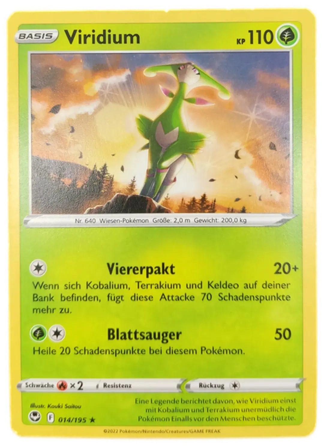 Pokémon Sammelkarte Basis Viridium - Bild 4