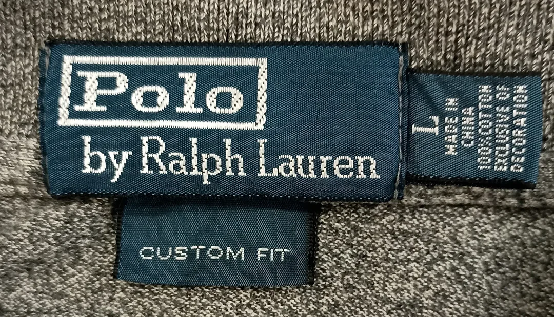 Polo Ralph Lauren Herrenpoloshirt grau Gr. L – Bild 3