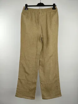 Peter Hahn Damen-Leinenhose khaki - XL / 42 - Bild 2