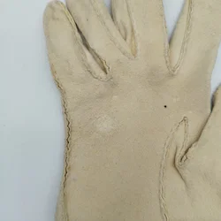 Antiquarische Handschuhe - creme-weiß / ca. 22cm größ - Bild 3