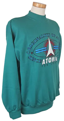 Atomic Vintage Herren Sweatshirt, grün - Gr. XL - Made in Austria  - Bild 2