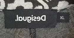 Desigual Damen Midikleid schwarz/weiß geblümt Gr. XL - Bild 4