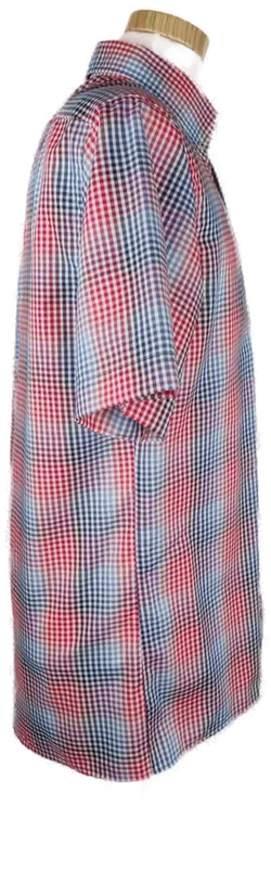 Eterna Herrenhemd kurzarm kariert - 40/ 15 3/4 - Bild 3