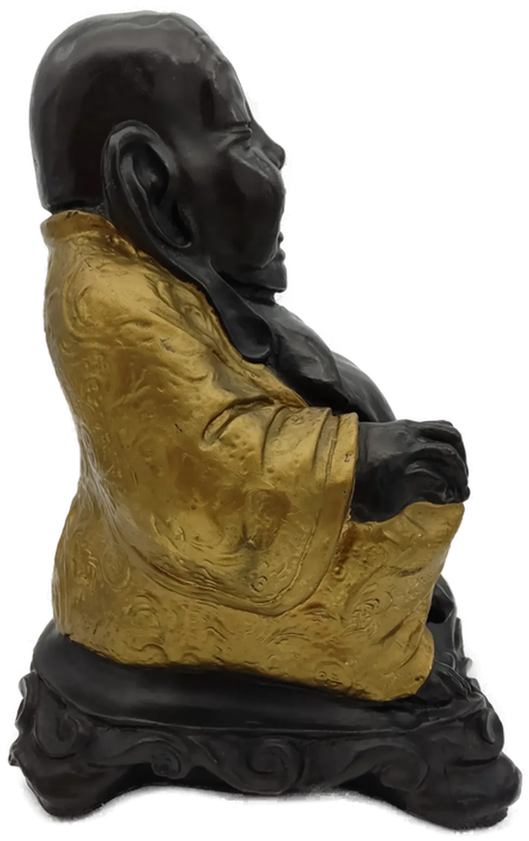 Sitzende Buddha-Statue, Kunststoff | Zen-Dekor – Bild 5