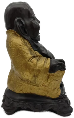 Sitzende Buddha-Statue, Kunststoff | Zen-Dekor – Vorschau 5
