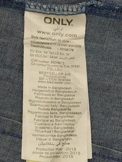Only Damen Bluse blau - 34/S - Bild 4