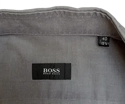 Hugo Boss Herren Hemd kurzarm grau Gr. M - Bild 3