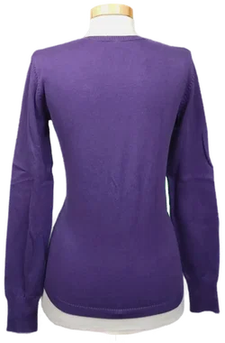 Benetton Damen Pullover violett Gr. M - Bild 2