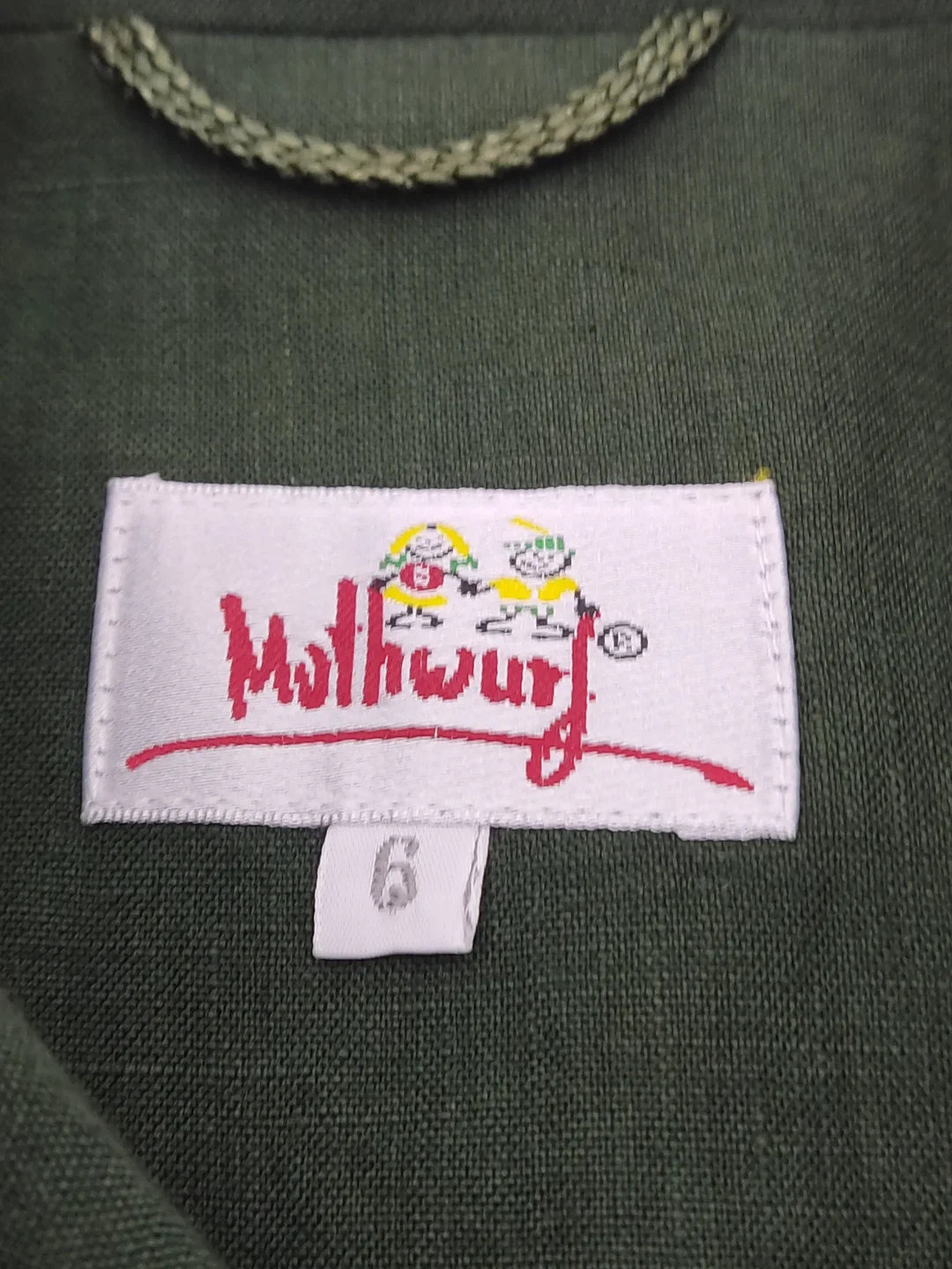 Mothwurf Kinder Sakko Leinen schwarz, Gr. 6 – Bild 3