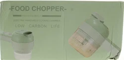 Food Chopper – Elektrischer Handmixer/Handzerkleinerer – Set mit Aufsätzen – Mintgrün - Bild 3