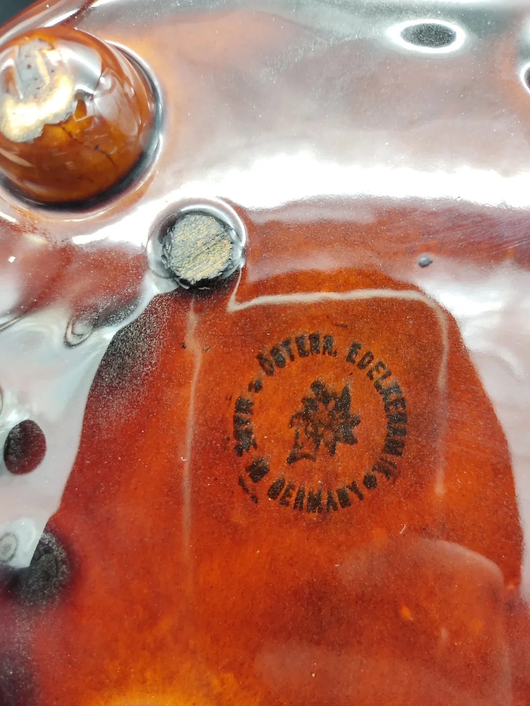 Vintage Obstschale aus Keramik  – Bild 4