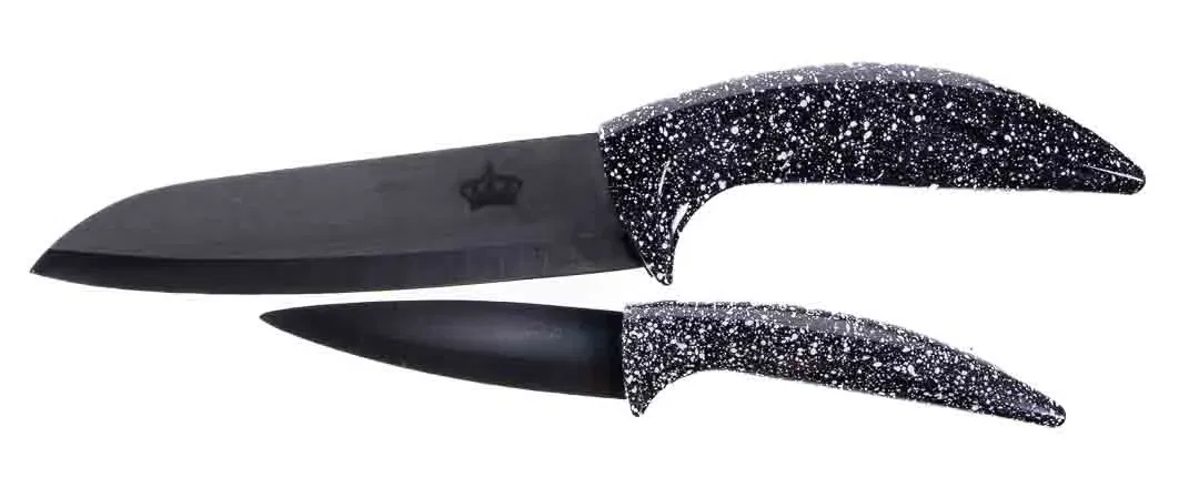 2-teiliges Messer-Set aus Keramik und Kunststoff in Holzbox - Bild 4