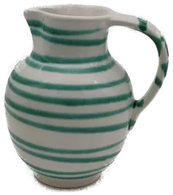 Gmunder Krug in der Wiener Form Grüngeflammt - Bild 3