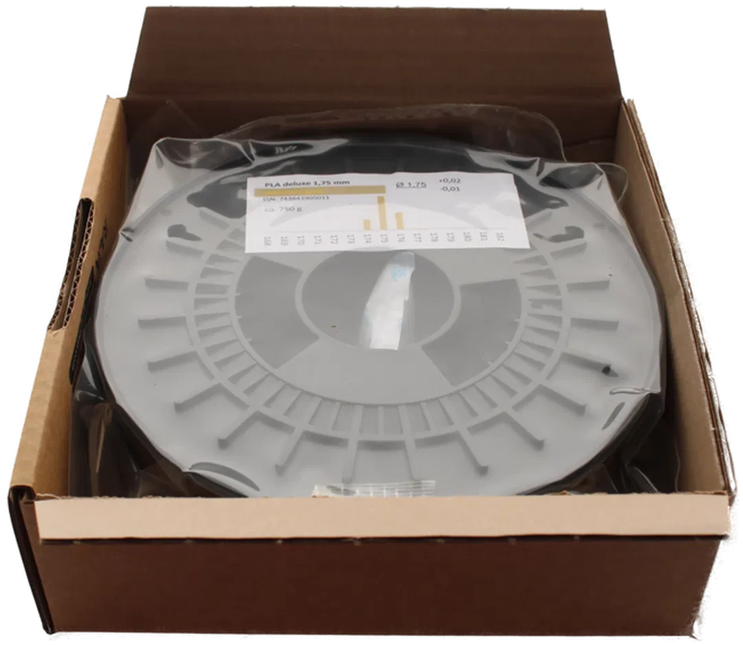 ABS deluxe 3D-Drucker-Filament | Perlmutt-Gold | Vakuumverpackt - Bild 1