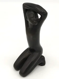 Vintage Kleine Keramikfigur Afrikaner - Bild 12