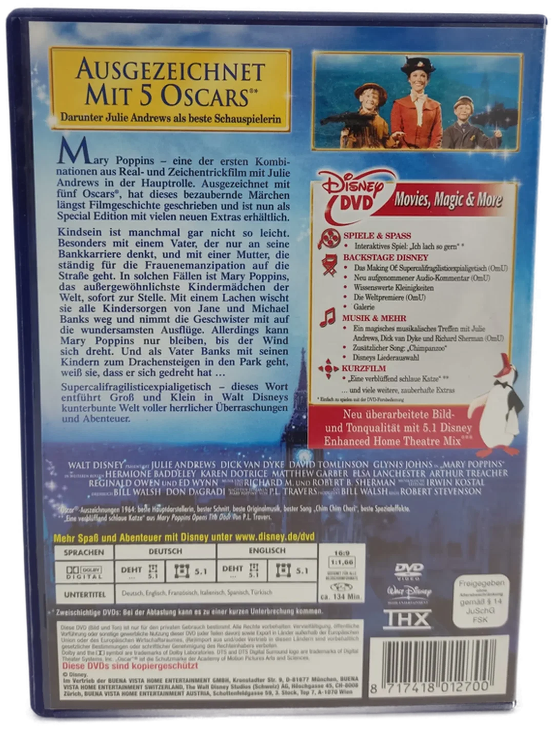 Walt Disney " Mariy Poppins" Special Collection DVDs – Bild 2