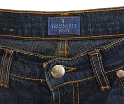 Trussardi Jeans Damen Jeans dunkelblau Gr. UK 28 - Bild 3