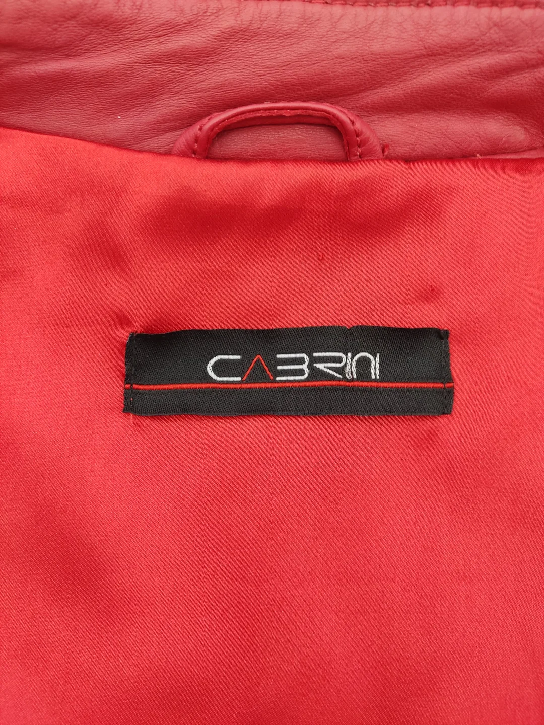 Damen-Lederjacke Cabrini Rot | Vintage-Charme – Bild 7