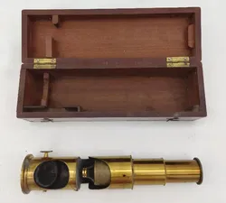 Antikes Kleinmikroskop Reisemikroskop - Bild 2