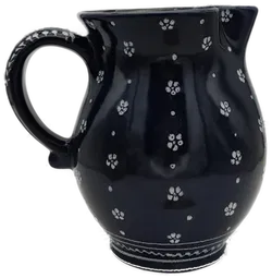 Gmundner Keramik Weinkrug Dirdl Blau 2 Liter - Bild 1