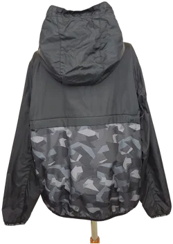 C&A Kinder Übergangsjacke schwarz/grau gemustert - Gr. 158 - Bild 2