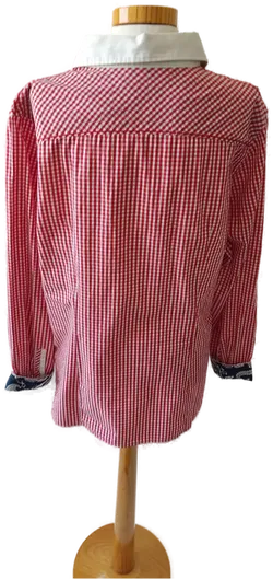 Tommy Hilfiger Damen Hemd, rot - Gr. 40 - Bild 6