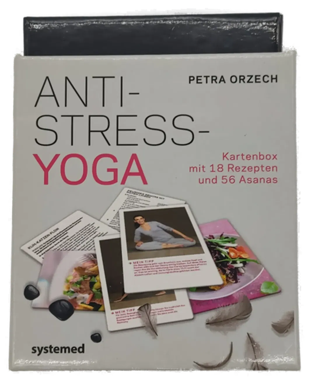 Anti-Stress Yoga Kartenbox mit 18 Rezepten und 56 Asanas - Bild 4